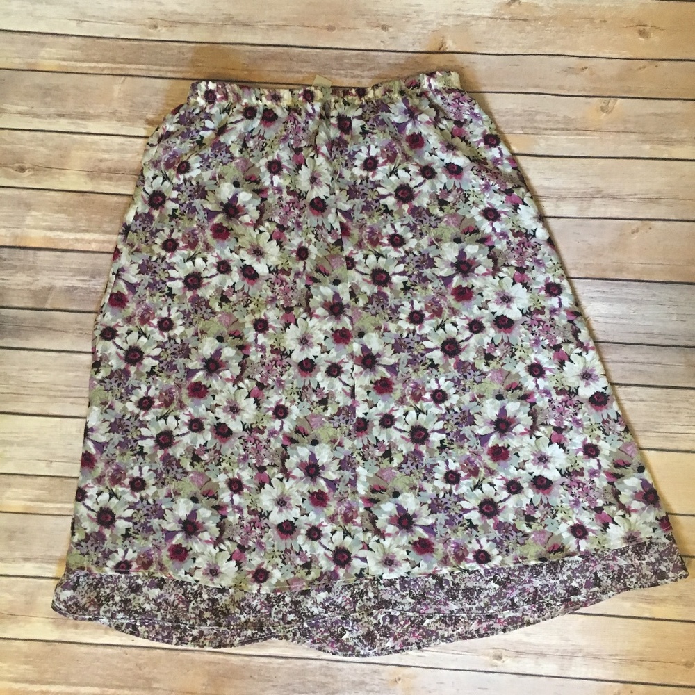 Floral Reversible Skirt Capsule Wardrobe